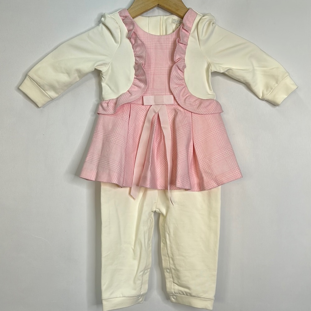 Nicholas & Bears cotton spandex long sleeve pants dress snap one piece jumpsuit